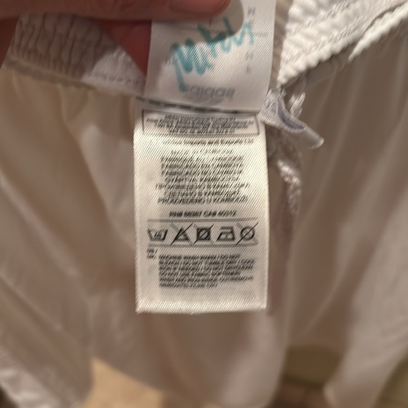 Adidas White Athletic Shorts Lightweight Mesh womans size Medium - Picture 7 of 10